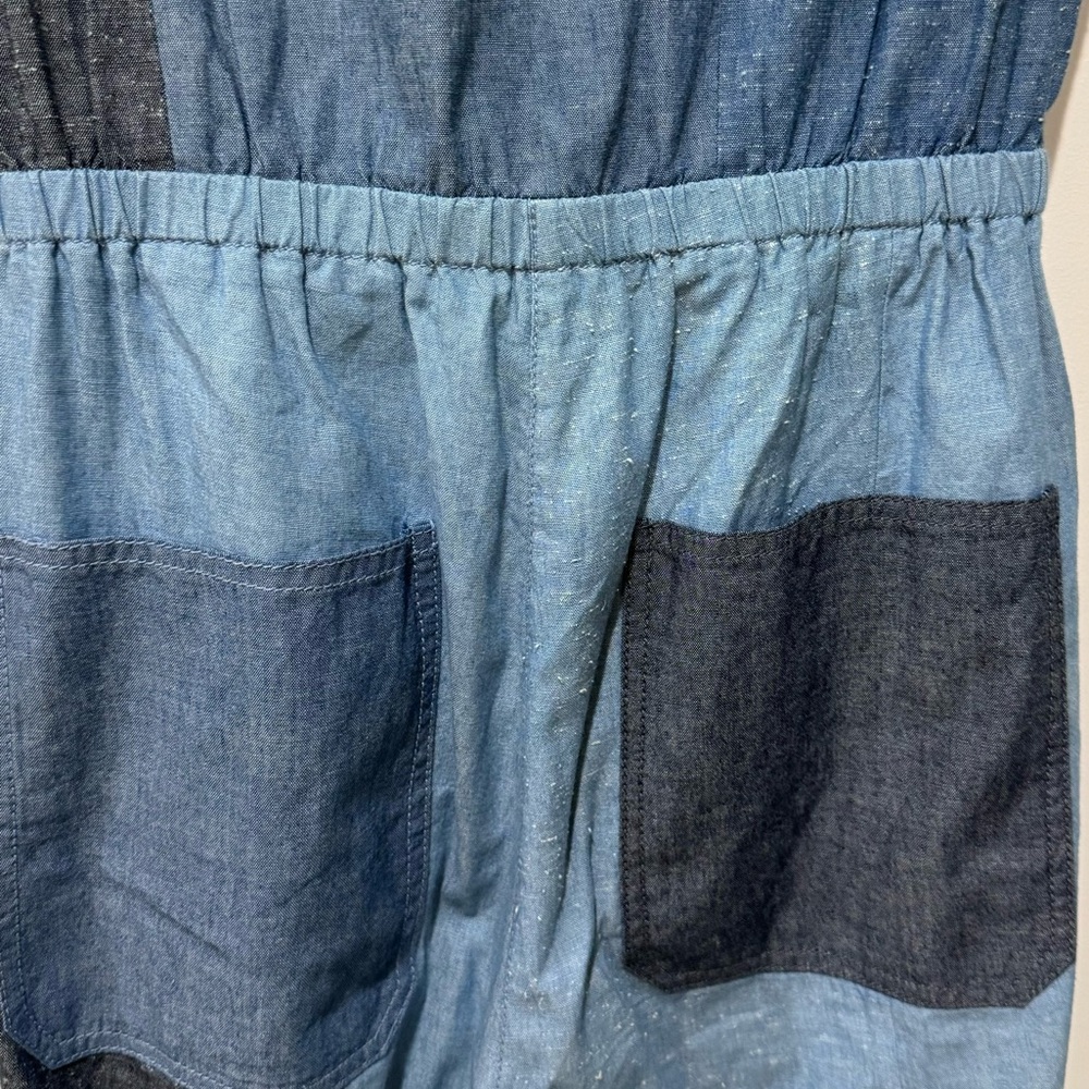 NWT Vintage 3.1 Phillip Lim Blue Patchwork Jumpsuit - Picture 8 of 8
